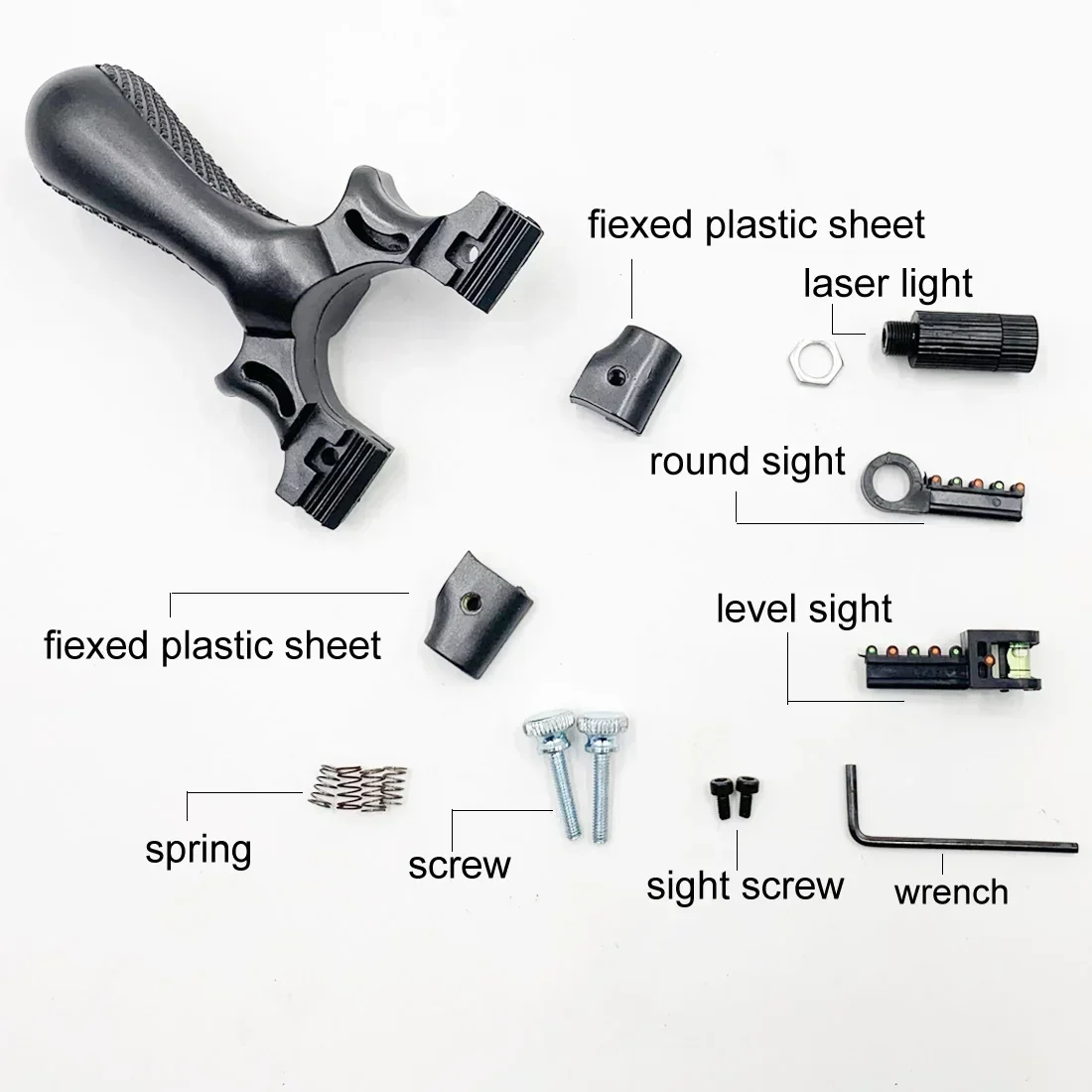 High-power Laser Aiming Slingsshot Outdoor Sports Hunting Shooting Catapult Competition Practice Slingshot Hunting Acessories-2