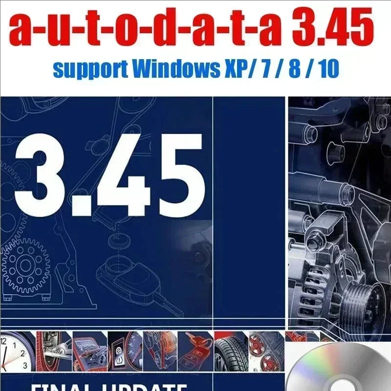 Hot AutoData latest 3.45 Car Software + Vivid Workshop Data Atris-Stakis Technik 2018.01V Multi languages Polish Spanish Li-5