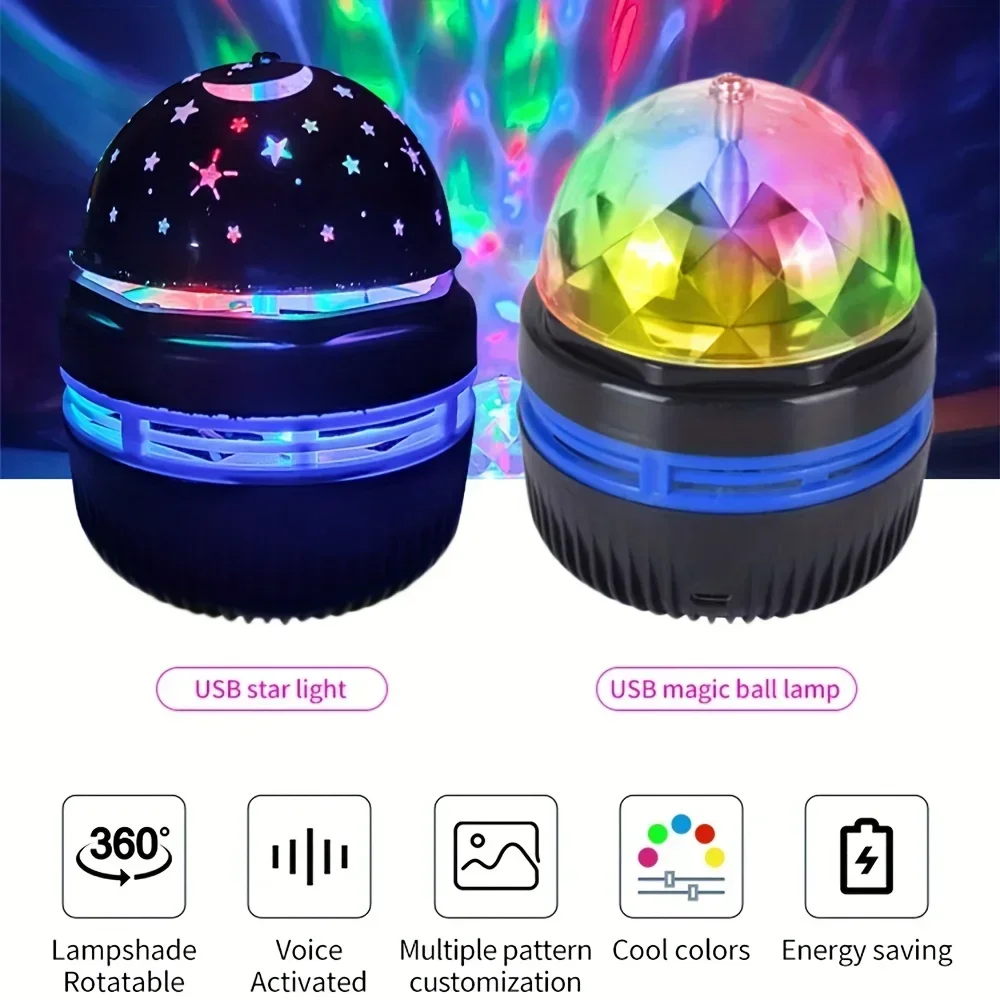 Galaxy Starry Sky LED Projector USB Powered Remote Control Night Light for Children’s Bedroom Christmas/Wedding Ambient Decor-5