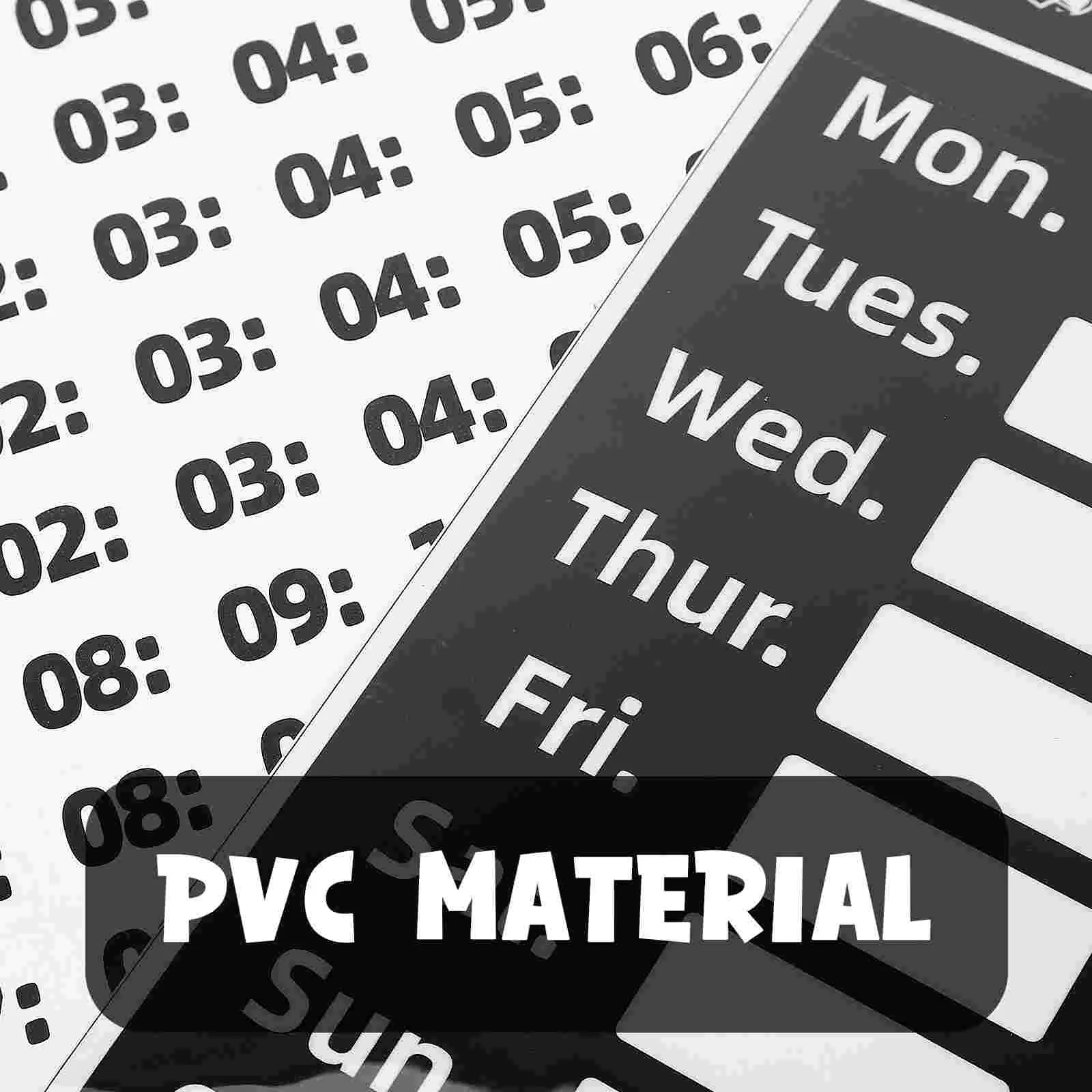 PVC Erasable Signage Stationery Store Operation Hours Sign Business Opening Closed Labels Adhesive Signs Stickers Business Hours-4