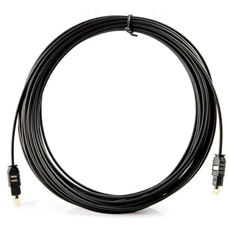 Digital Optical Audio Cable Adapter 5m/8m/10m/15m Fiber Optic Toslink Audio Cable PVC Fiber Audio Cord for Blueray PS3 XBOX DVD-2