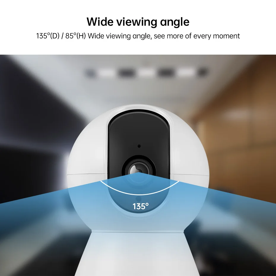 KERUI 4K 8MP Tuya Smart Mini WiFi IP Camera With Bracket Indoor Wireless Home Security AI Human Detect CCTV Surveillance Camera-5