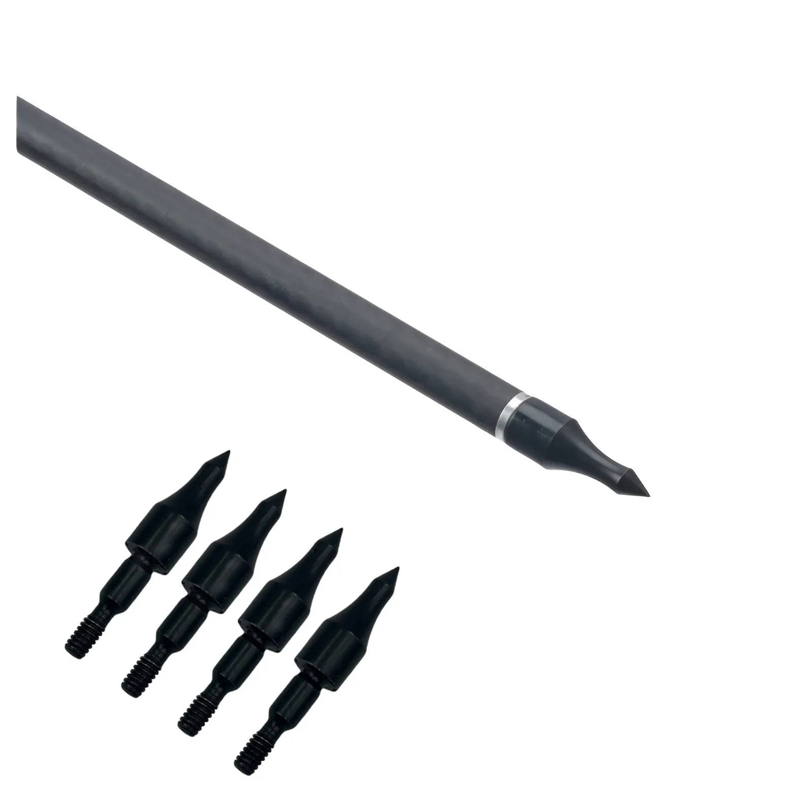 12/24/50pcs 100 Grains Archery Field Points Arrowheads Screw Tips Broadheads Bow Shooting Target