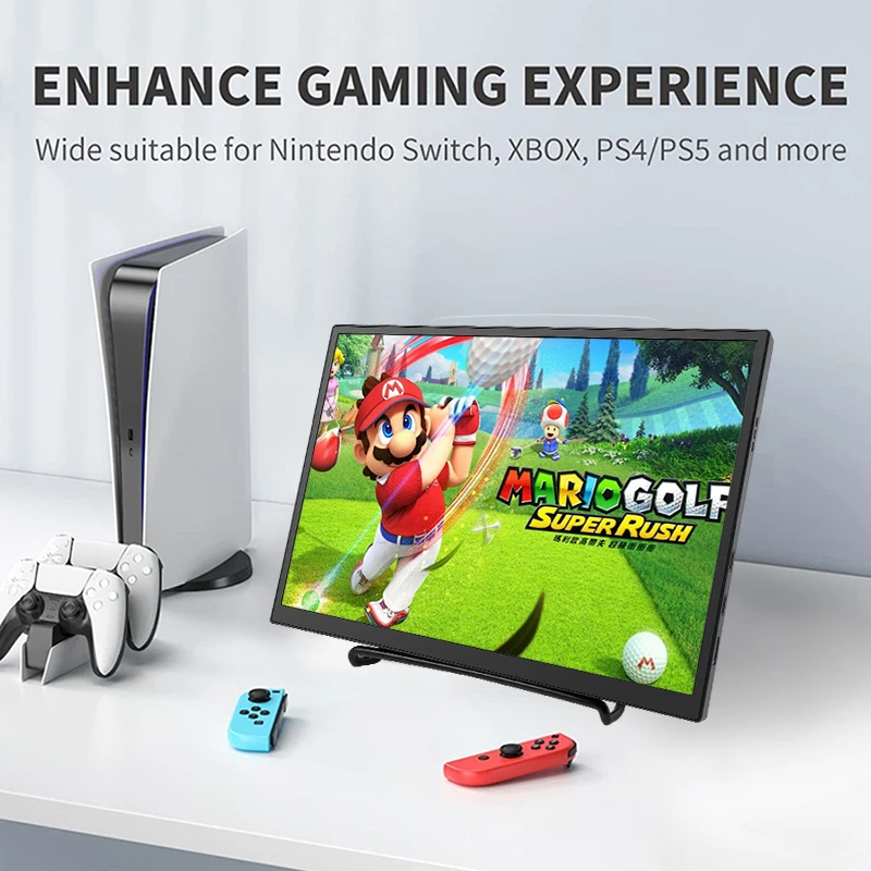 420Cd/m ² 10.5 inch Portable Monitor IPS FHD 1280P 100%SRGB Game Screen Laptop Mac Xbox PS4/5 Switch Display-4