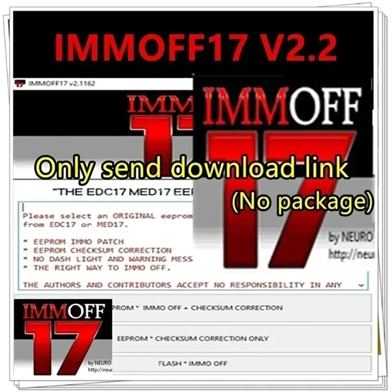 IMMO OFF Newest IMMOFF17 Software EDC17 with keygen Immo Off Ecu Program NEUROTUNING Immoff17 Disabler and install video guide-2
