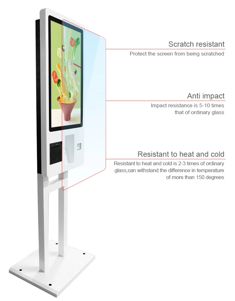 Customized POS System Floor Stand or Wall Mount or Hanging Food Ordering Kiosks Self Service Payment Kiosk Restaurant-4