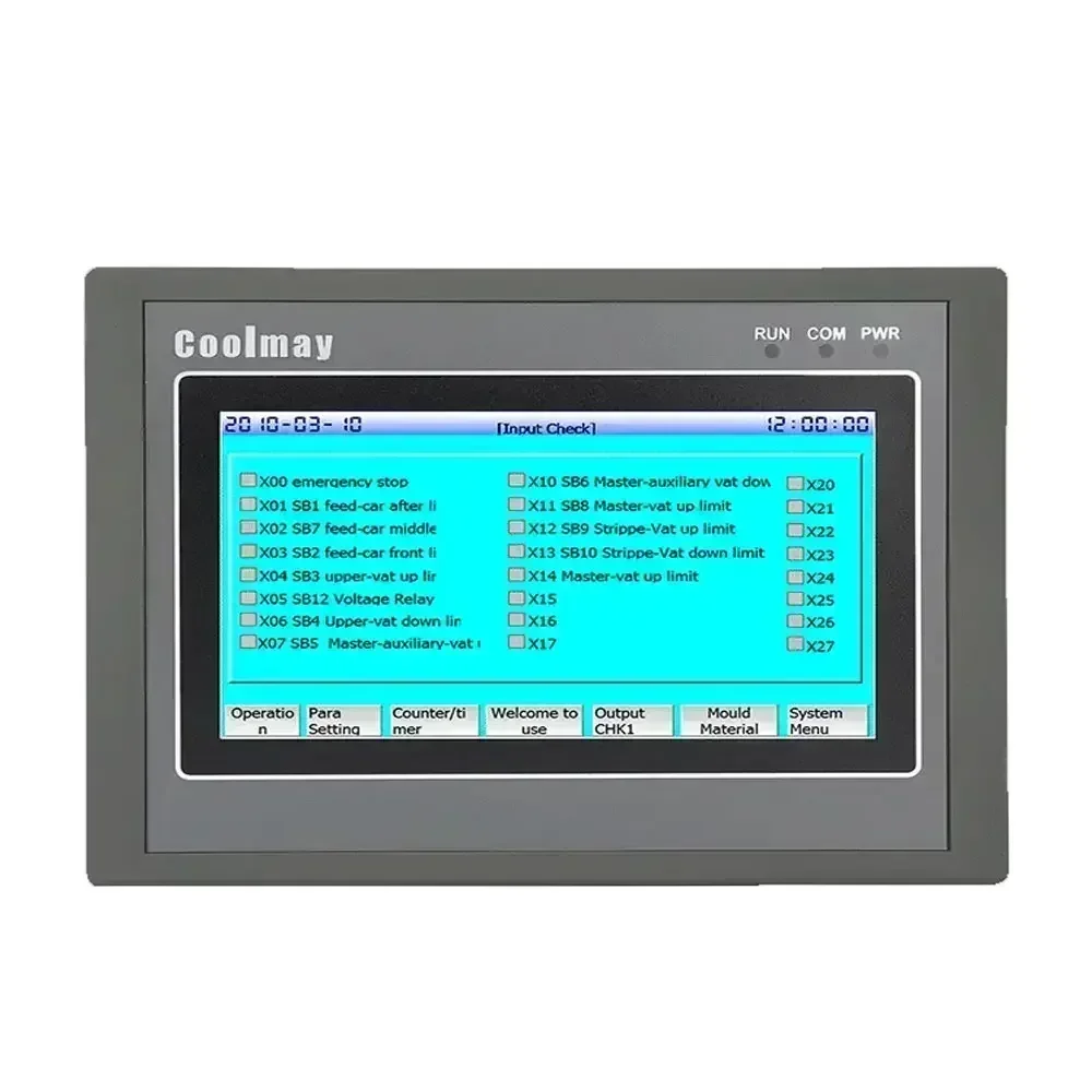 Coolmay PLC HMI MX3G 70C 40C 50C C40 All in One Integrated Ethernet Compatible FX3G/FX3U/FX3S Support MODBUS RS485 GX Works2-2
