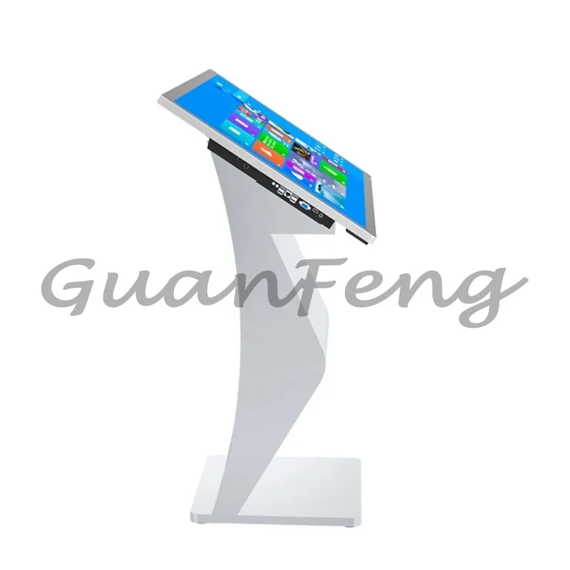 Horizontal All in One Stand Touch Screen Self Service Kiosk 10-point Android System Win System 32