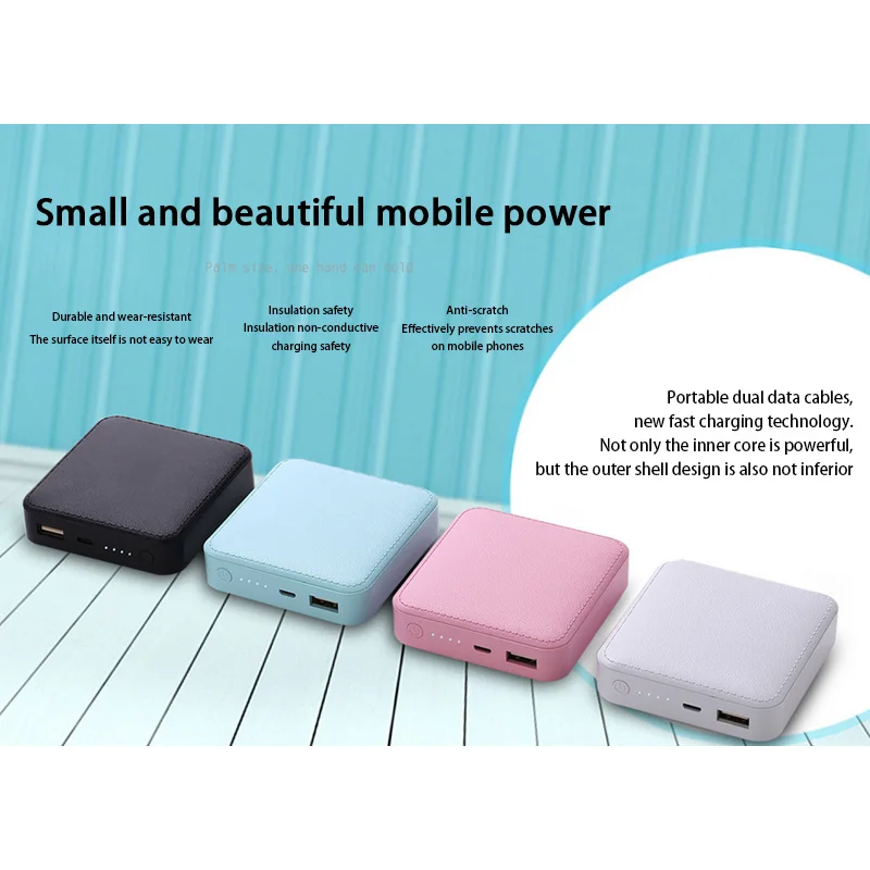 Xiaomi 30000mAh Large-capacity Mini Portable Power Bank Camping External Backup Battery Pack USB Outputs  Super Fast Charging-5
