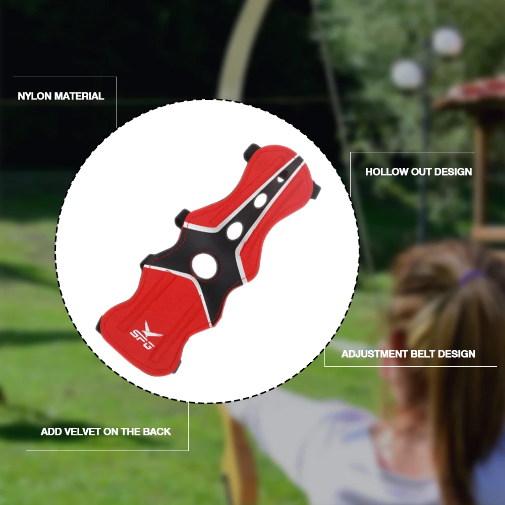 1 piece Archery Equipment Arm Guard Protection Forearm Safe Adjustable Bow Arrow Hunting Shooting Training Accessories Protector-6