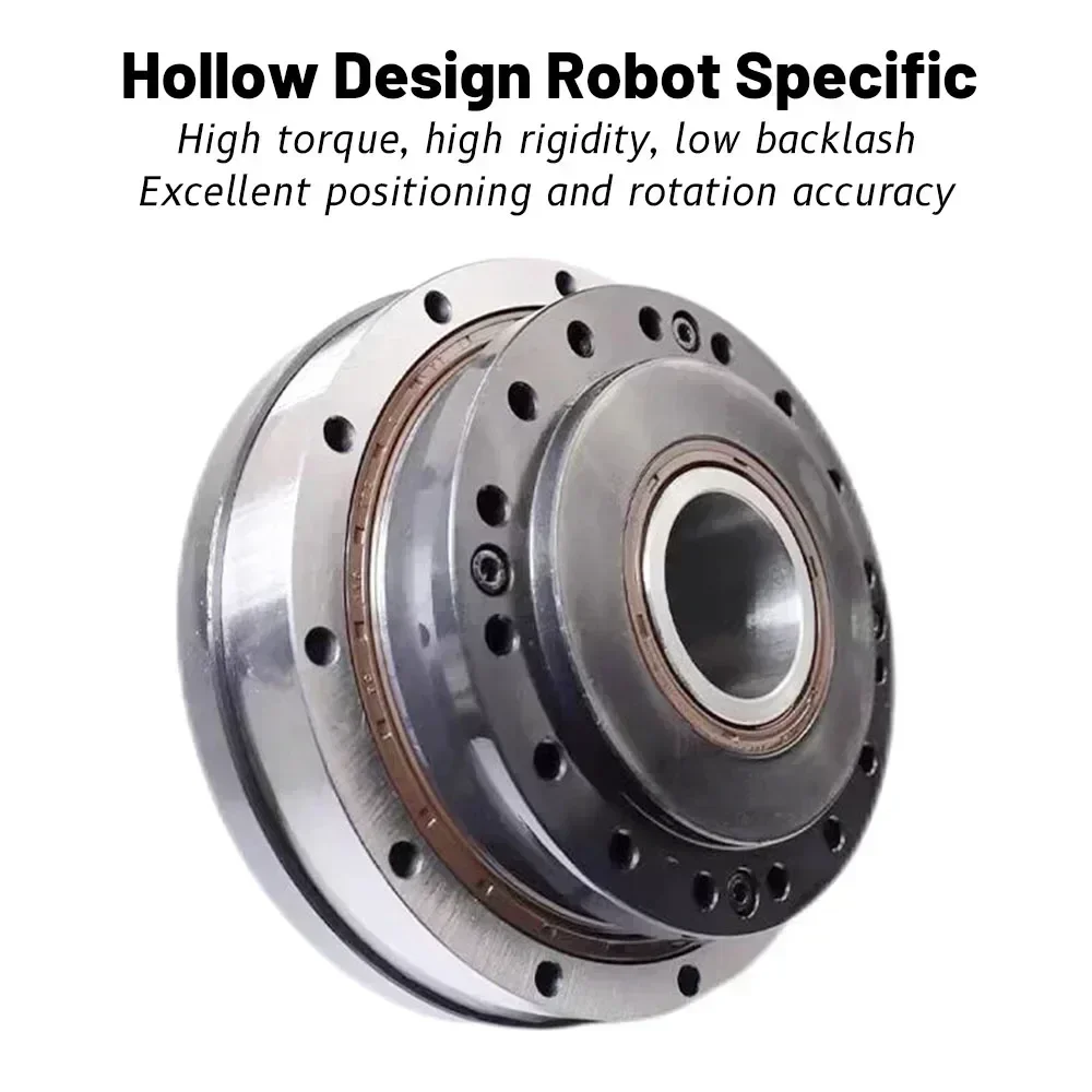 High Torque Hollow Shaft HarmonicGear Drive Stepper Servo Reducer Precision Servo Gearbox for Industrial Robotic Arms Automation-3