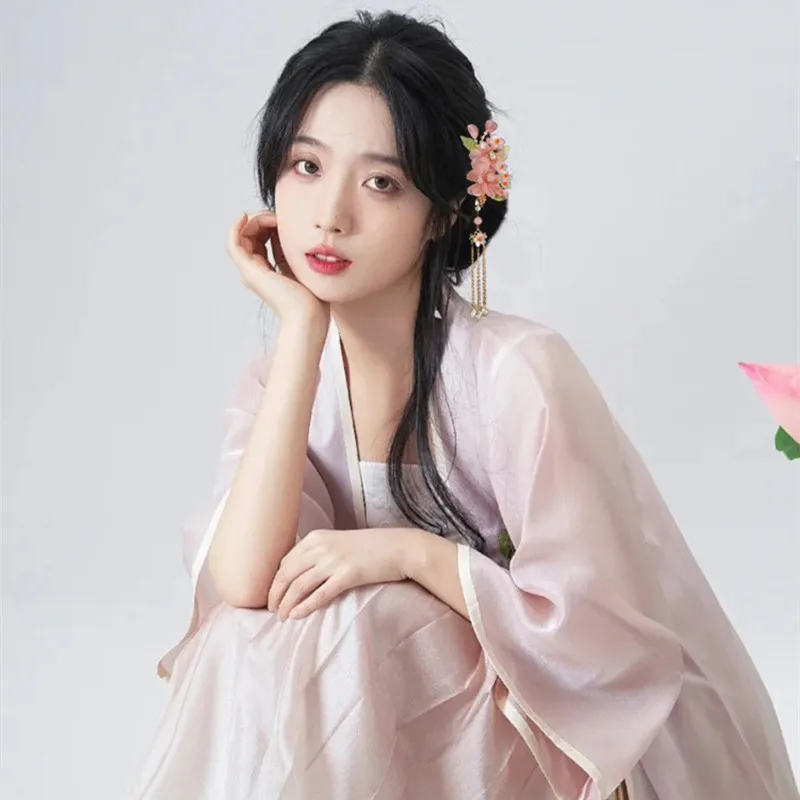 Chinese Hanfu Hair Accessories Set Hair Clip Hairpins Haircomb Bridal Headdress Retro Wedding Hair Accessories Headwear Gift-2