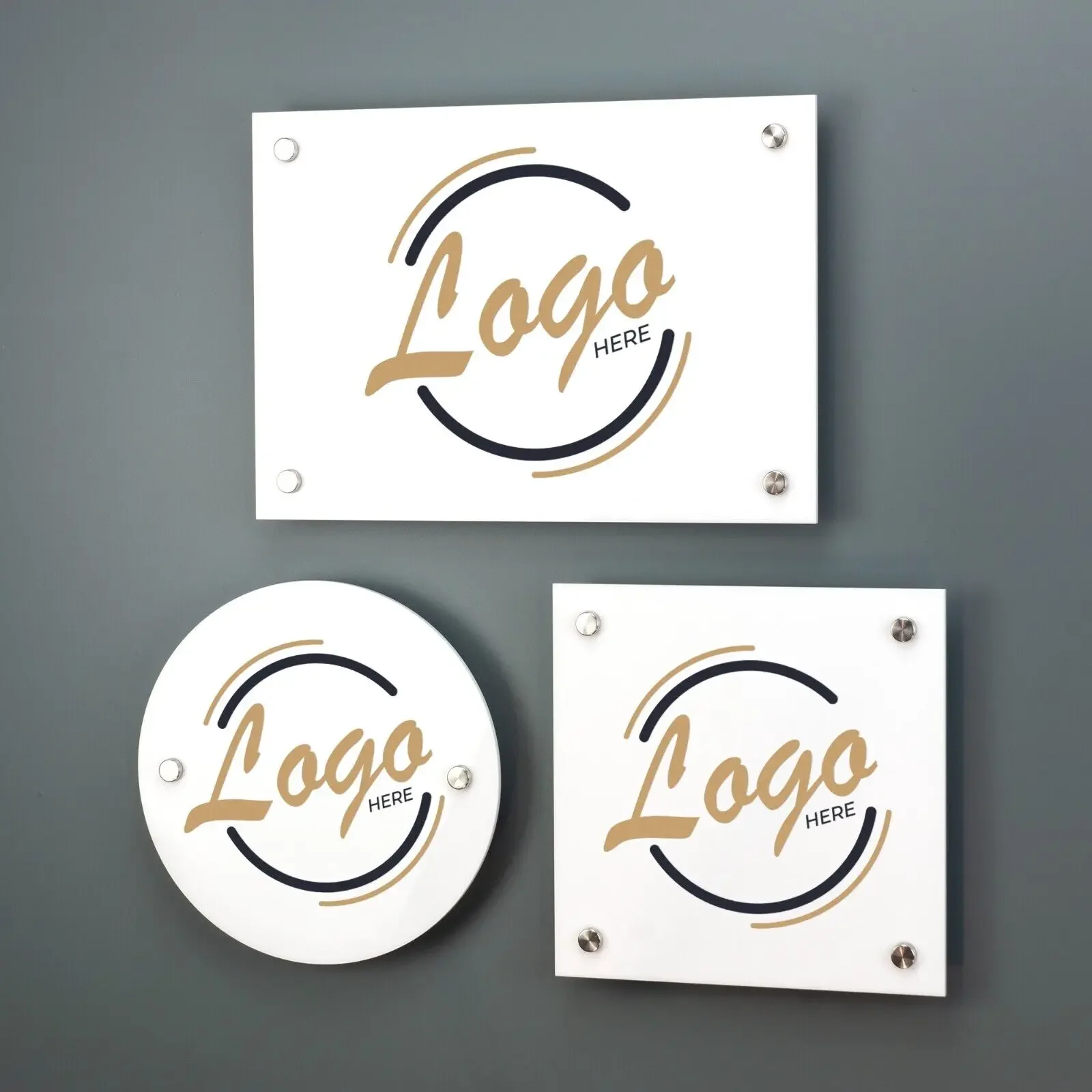 Customized Acrylic Business Plaque House Number Sign with Your Logo Personalized Address Signage Door Plaque-4