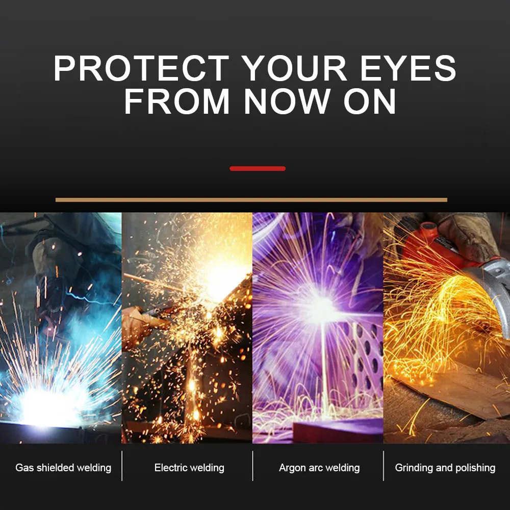 Automatic Darkening Dimming Welding Glasses Anti-glare Argon Arc Welding Glasses Welder Eye Protection Goggles Tools-6