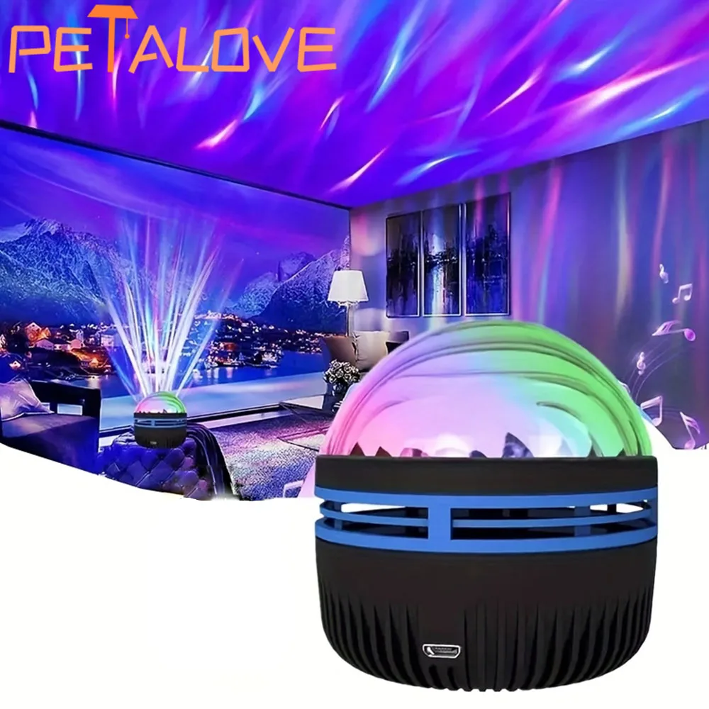 LED Galaxy Projector Light Colorful Galaxy Sky Projector Bedroom Night Light Kids Room Decoration Christmas Party Decoration-6