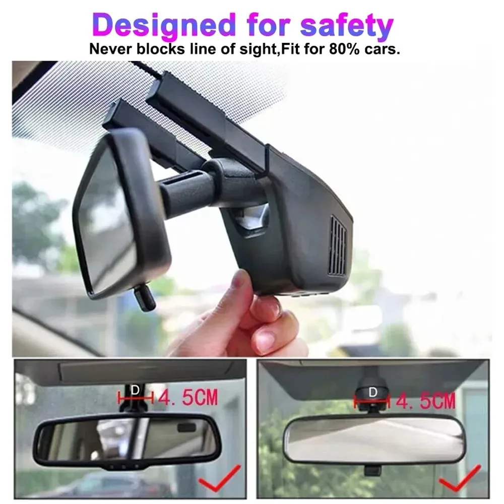 4K 2160P WiFi Car DVR Dash Cam Camera 2K 1600P 1080P 24H Parking Monitor APP Control Car Driving Video Recorder for all cars-4