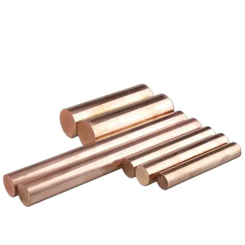 Big size C5191 QSn6.5-0.1 Phosphor Bronze bar 6-60mm tin-phosphor bronze phosphorous copper rod for Industrial Parts 100/500MM-3