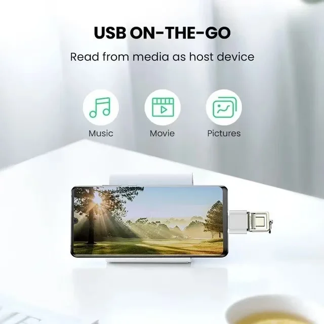 Type C to USB Adapter 3.0 USB-C 3.1 Male OTG A Female Data Connector For MacBook Pro iPad Mini 6/Pro MacBook Air Type C Devices-3