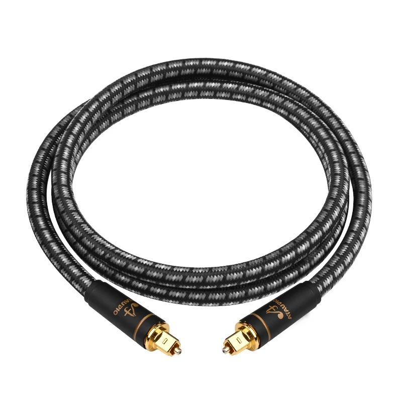 ATAUDIO Digital Optical Audio Cable Toslink SPDIF Coaxial Cable 1m 2m 5m for Amplifiers Blu-ray Xbox 360 PS4 Soundbar Fiber Cabl-6