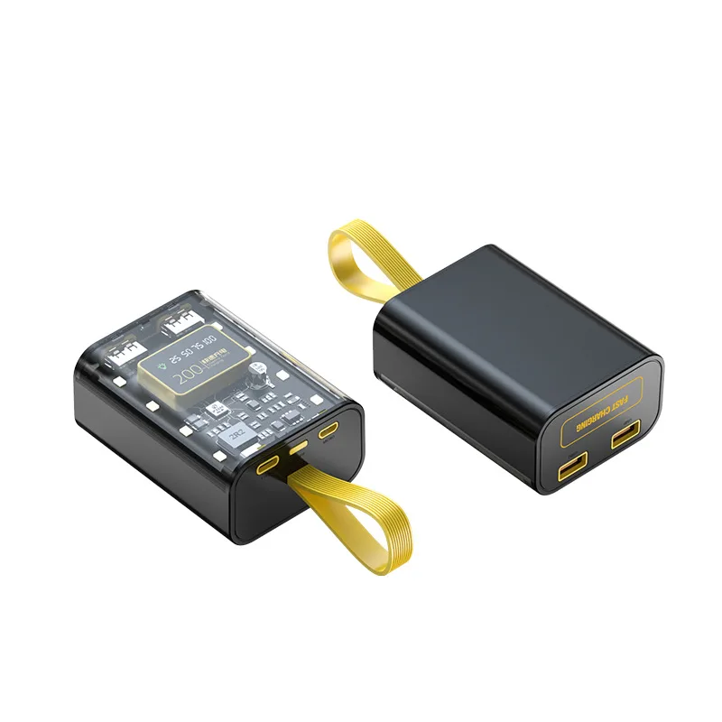 18650 Battery Charger Case Cool DIY Power Bank Box Fast Charging Case With Night Light Charging Power Bank Case Without battery-2
