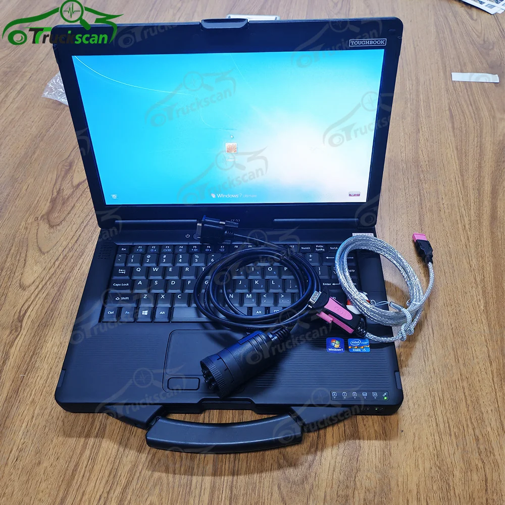 2024 Scanner LIEBHERR DIAGNOSTIC KIT With CF53 Laptop Liebherr Diagnostic Software SCULI with LIEBHERR Diagnostic Tool-2