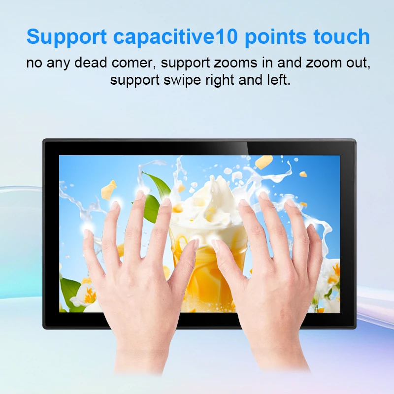 21.5 Inch VESA IPS Android 11.0 All in one PC Industrial Touch Screen Monitor 16G/32G for Retail/POS/ATM/Billing/Restaurant-3