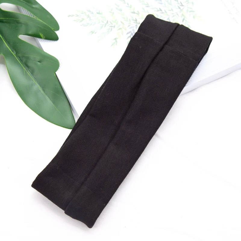Elastic Cotton HairBand Fashion Headbands for Women Men Solid Running Fitness Yoga Hair Bands Stretch Makeup Hair Accessories-5