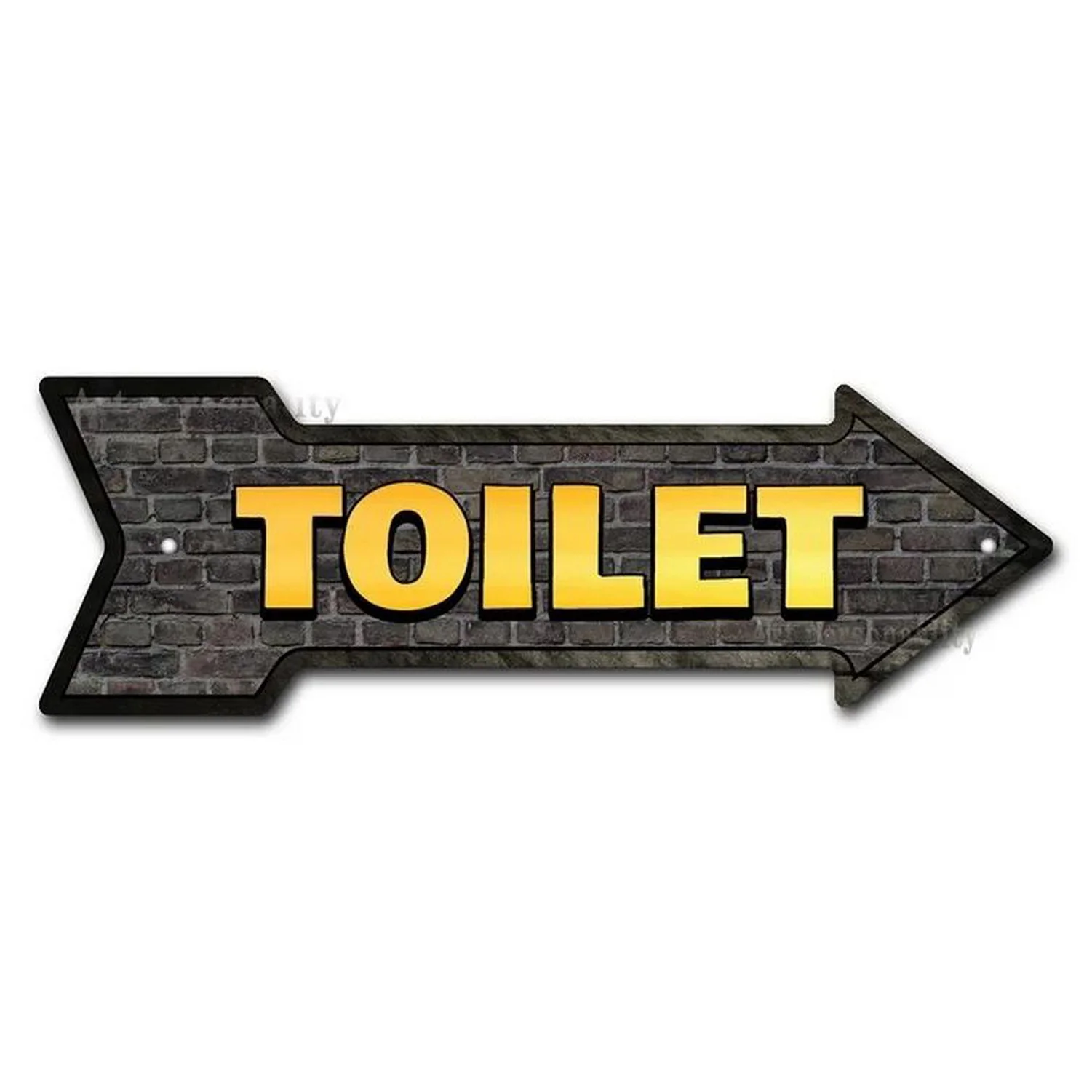 Retro Party BBQ Parking Metal Tin Signs Vintage Street Signs Retro Arrow Directional Signage Funny Tin Sign for Wall Decoration-5