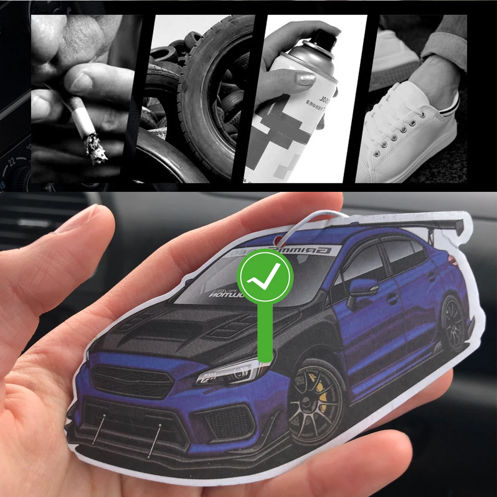 Auto Parts Design Car Air Freshener Hanging Car Rear View Solid Paper Wheel Rim Piston Car Diffuser Interior Accessories Pendant-3