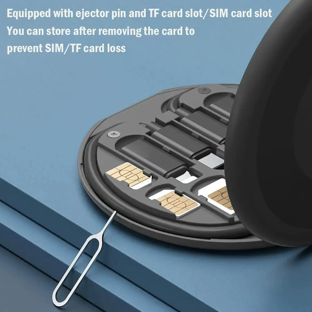 PD 60W Multifunctional USB Type C Data Cable Set Fast Charging For IPhone Xiaomi Charger Storage Box Adapter Card Pin Travel Box-4