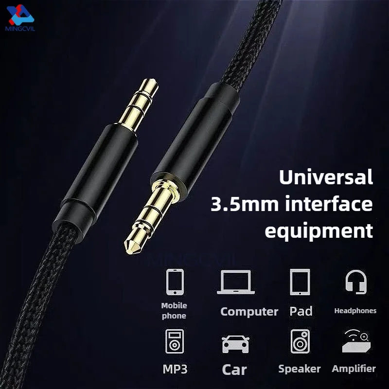 3.5mm Jack Extension Audio Cable Audio Cable Line Aux Cable 1m/2m/3m for Phone Car Headphone MINGCVIL  Audio Jack For MP3/4-2