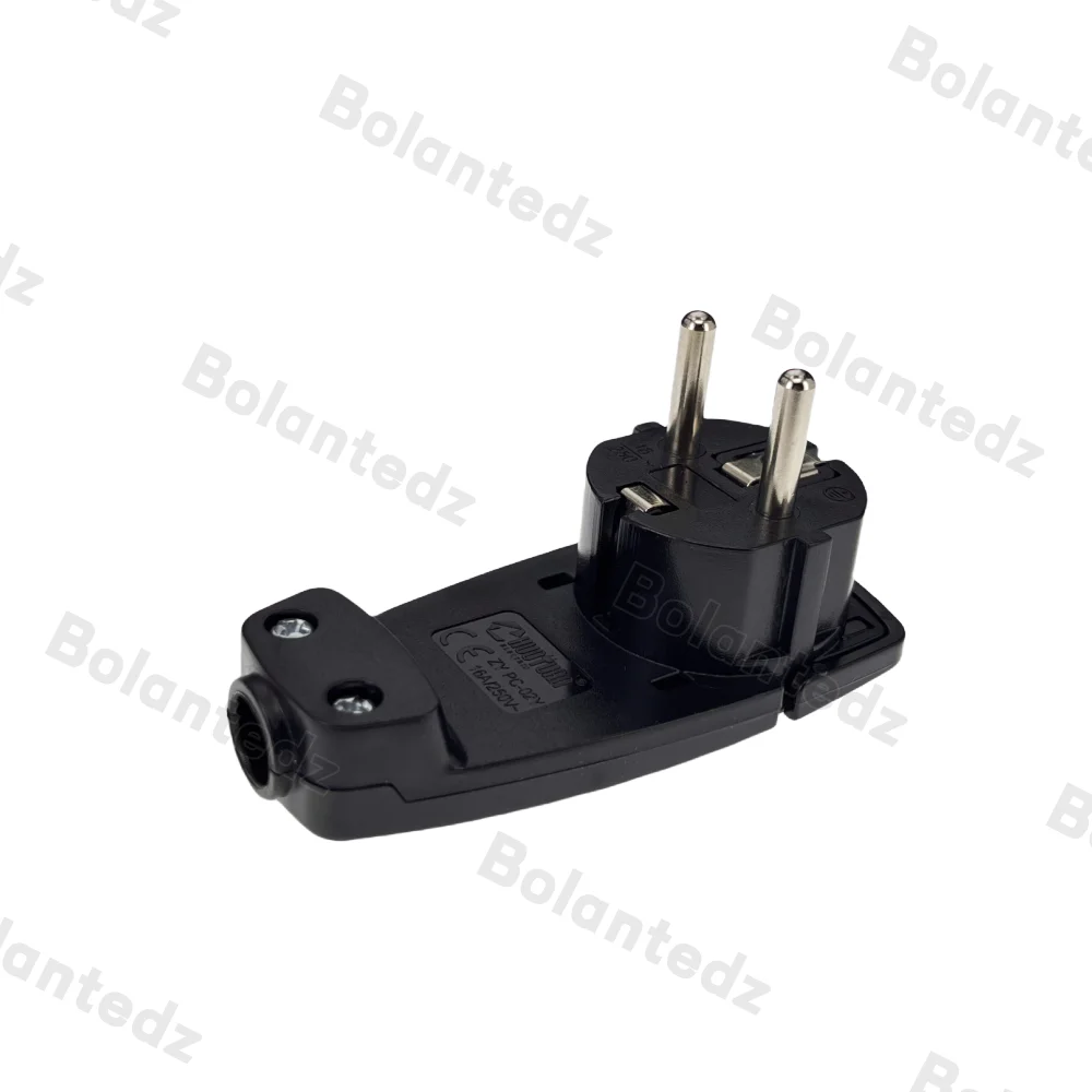 France Germany Plug Adapter 16A Male AC Outlets Rewireable Schuko Electeic Socket Euro Connector Ultra Thin Hidden Power Plug-4