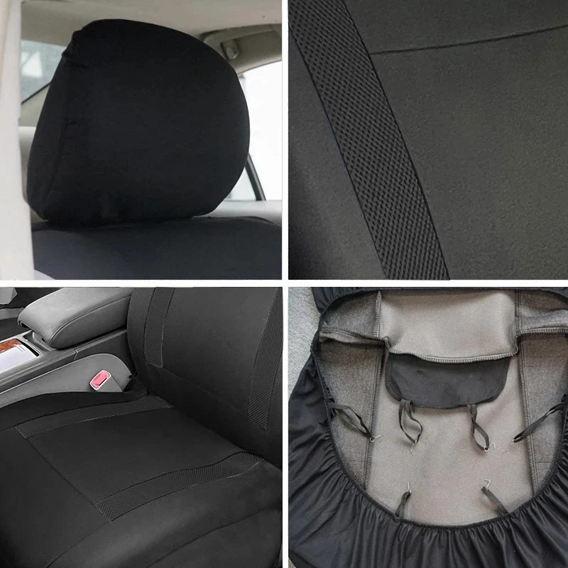 Universal Breathable Car Seat Covers Air Mesh Fabric Splicing With Polyester Fabric Fit For Most Car Suv Accessories Interior-4