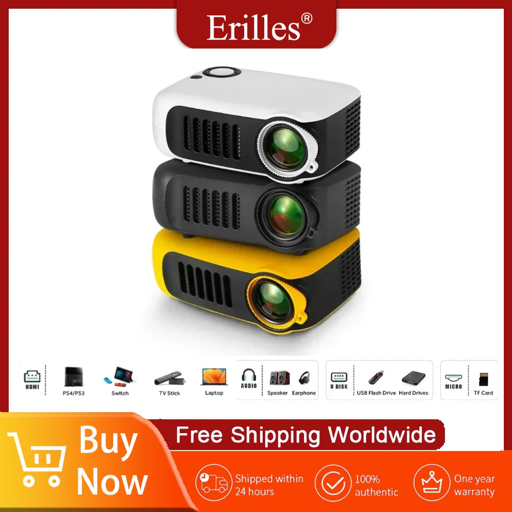 4K 3D Home Cinema Projector with 1080P Full HD Smart TV Laser Beamer for Theater Gaming Experience in Crystal Clear HD