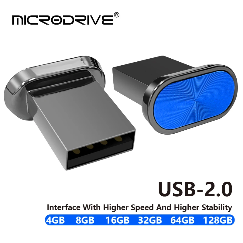 Super Mini USB Flash Drive Waterproof Pendrive 64GB 32GB 16GB 8GB 4GB Real Capacity USB Memory Stick Thumbdrive-2