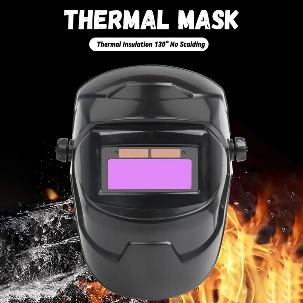 Welding Helmet/Face Mask Chameleon Large Angle Classic, Solar Automatic Dimming Welding, Large Arc Welding, Grinding And Cutting-2