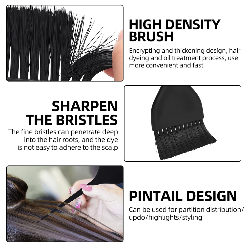 Arc Shaped Dye Hair Brush Salon Non-slip Color Cream Brush Hair Coloring Brush Hair Dye Applicator Dust Brush Styling Accessorie-5