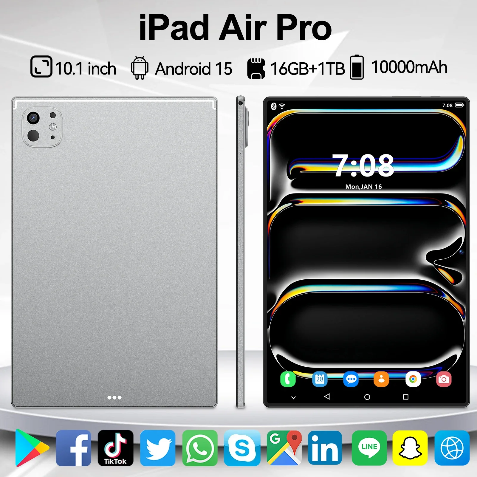 [Global Version] 2025 Original IPad Air Pro Tablet 10.1