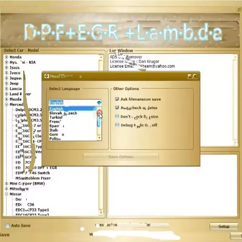 DPF EGR La.mbda Davvinci1.0.28 Software  diagnóstico de reparación Winols 4.7 autodata 3.45 sof, latest version, activate unlim-5