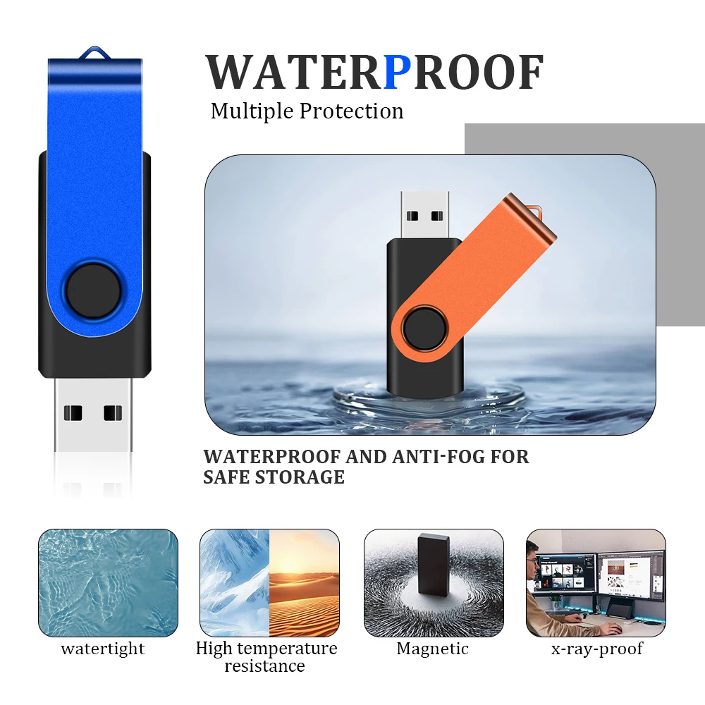128GB USB 2.0 Flash Drive 64GB Pen Drive 16GB Pendrive 32GB Disk On Key USB Stick 4GB Memory Flash Disk Real Capacity Promotion-2