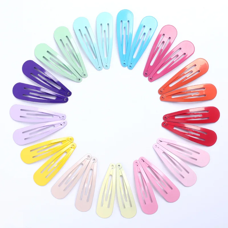 40Pcs/Lot Hair Accessories Girls Hairpin Print Cartoon Fruit Animal Flower Hair Clip Cute Powder Hairgrip New Children Headdress-5