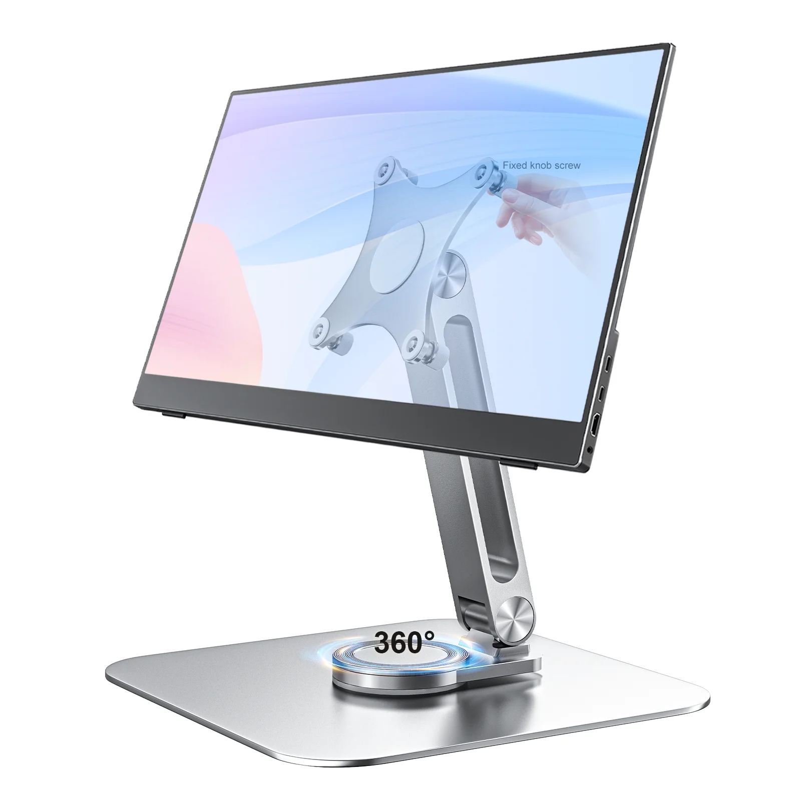 HOWENS 15.6 inch 4K FHD Portable Monitor Screen Dual Speakers HDR IPS RGB Gaming Display for Laptop Switch Xbox PS4/5 with Stand-5