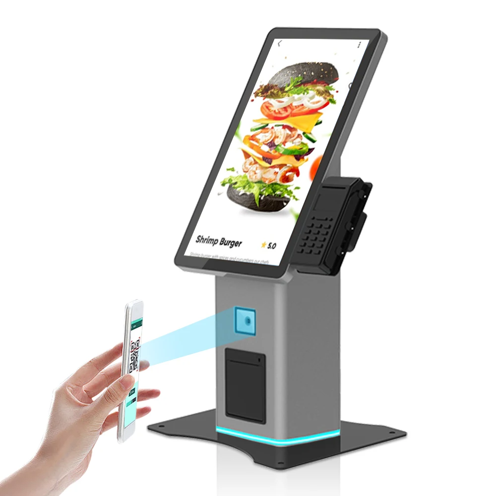 21.5-Inch Desktop Self-Service Check-In Self-Registration Kiosk Hotel Check-In Kiosk With Software-3