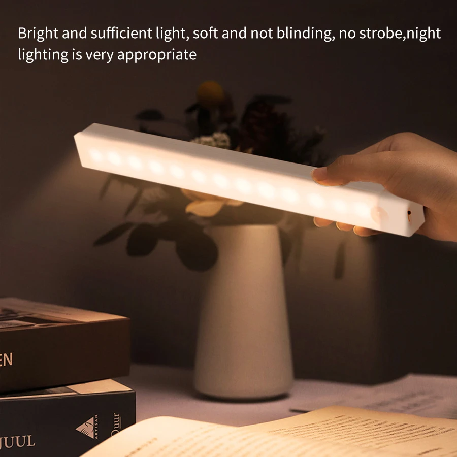 Motion Sensor LED Cabinet Light Rechargeable Induction Night Light Wireless Portable Detector Lamp Kitchen Staircase Backlight-6