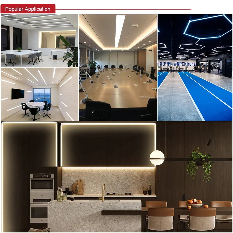 UL Listed COB LED Strip Light 320 480 LEDs/m 16.4ft High Density Flexible Tape Ribbon 3000-6500K RA90 Led Lights DC12V 24V-6