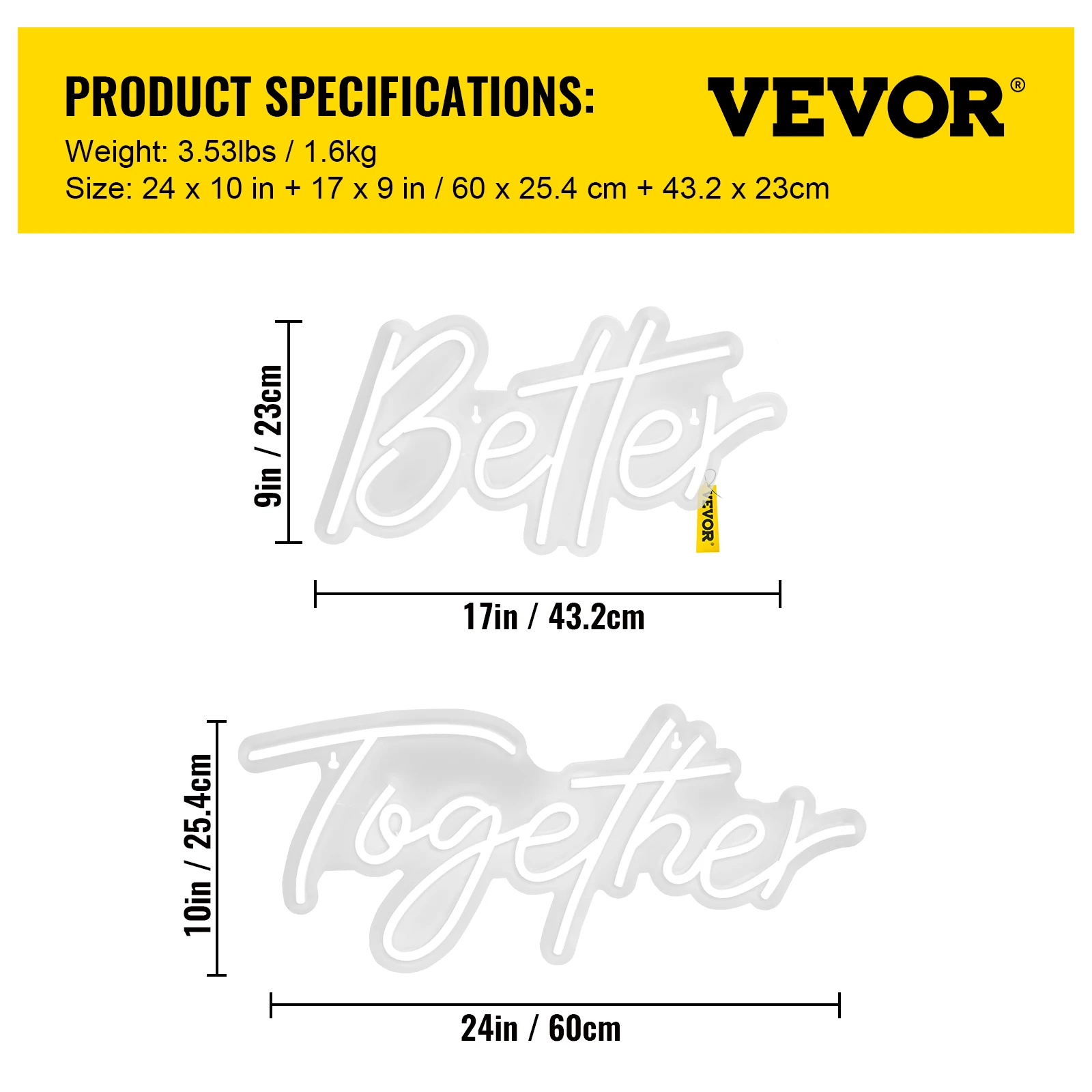 VEVOR Neon Sign 
