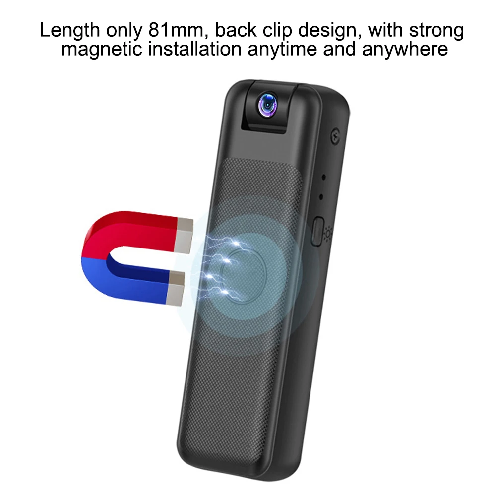 HD 1080P Mini Camera with WiFi Portable Small Digital Video Recorder Police BodyCam Infrared Night Vision Miniature Camcorder-6