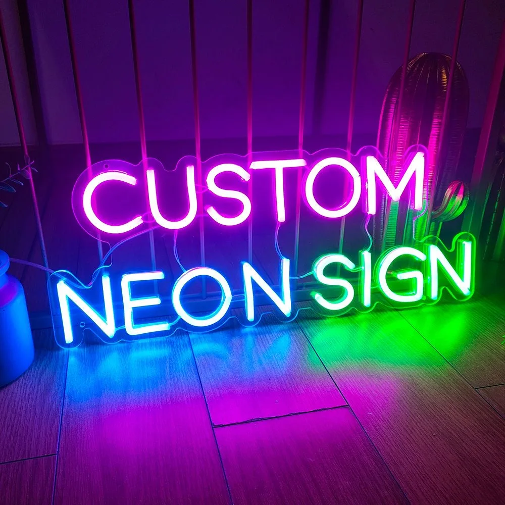 Customized LED neon sign board, store outdoor signage, custom design. LED3d letters, stainless steel backlit letters-2