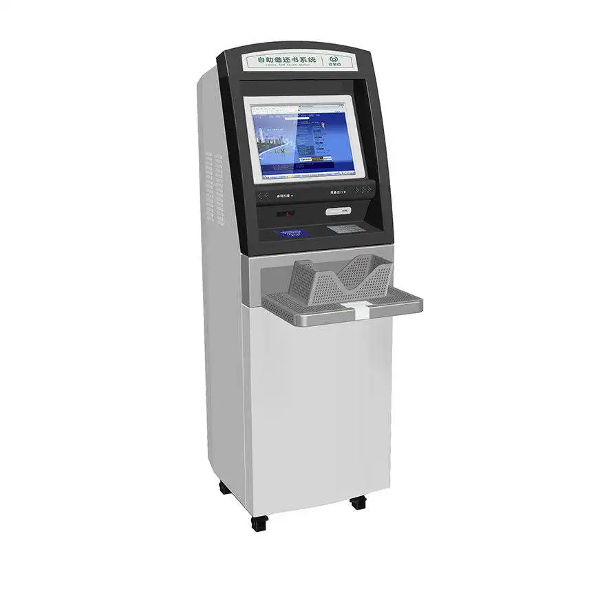 Outdoor Self Service Bill Payment Parking Kiosk Multi Touch Screen Kiosk Cash Ragistar Bank Atm Machine Cash Acceptor Machine-6