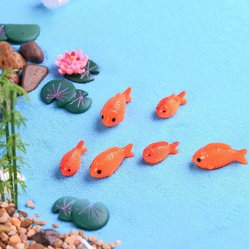 Fairy Garden Accessories Miniature Spring Water Wells Bridge Boat Ornament Statue Figurines Landscape Home Garden Craft  Decor-6